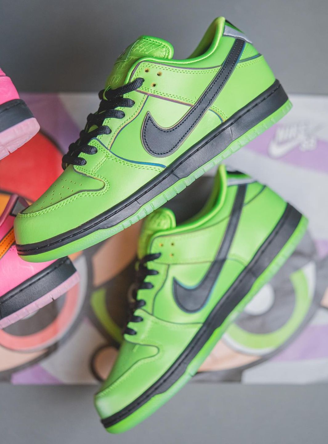 Nike SB Dunk Low Powerpuff Girls Buttercup