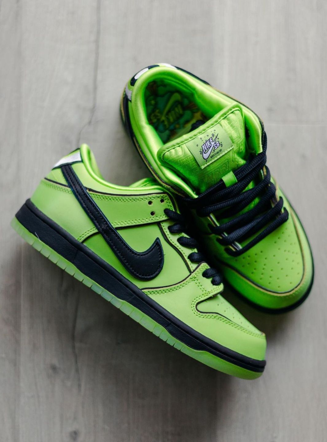 Nike SB Dunk Low Powerpuff Girls Buttercup
