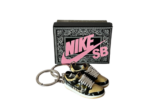 Portachiavi Sneakers Nike SB Dunk Low Travis Scott  Bandana PREMIUM
