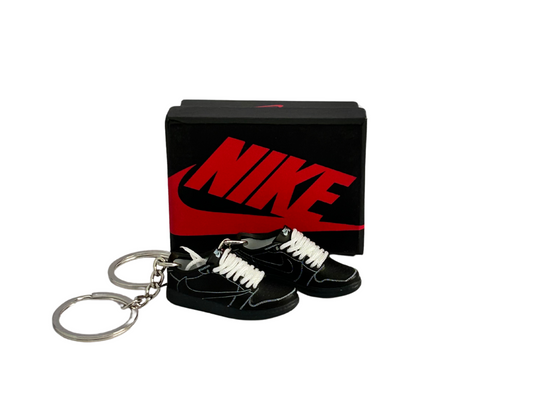 Portachiavi Sneakers J1 LOW TRAVIS SCOTT BLACK PHANTOM