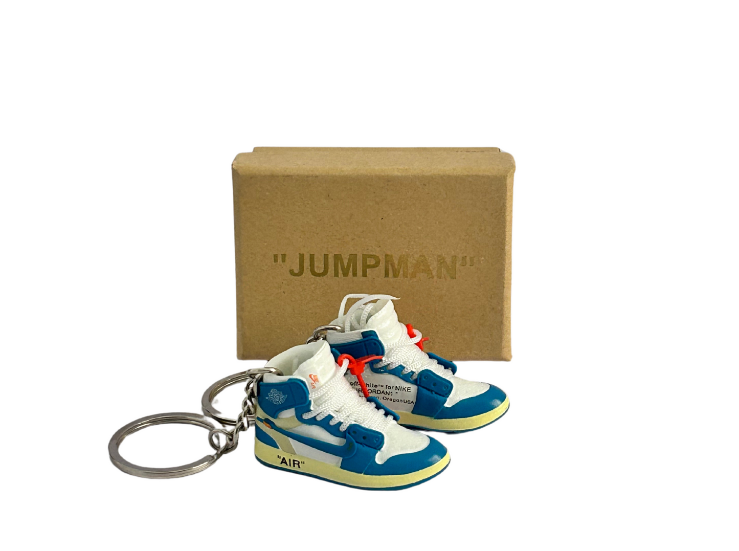 Portachiavi Sneakers J1 OFF-WHITE UNIVERSITY BLUE