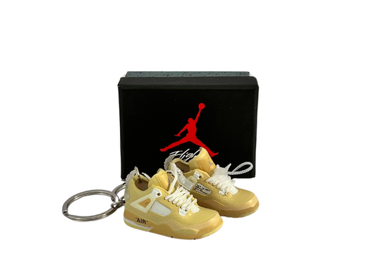 Portachiavi Sneakers JORDAN 4 X OFF-WHITE SAIL