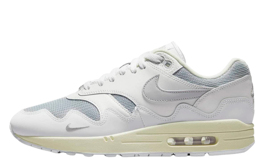 Nike Air Max 1 Patta Waves White Silver