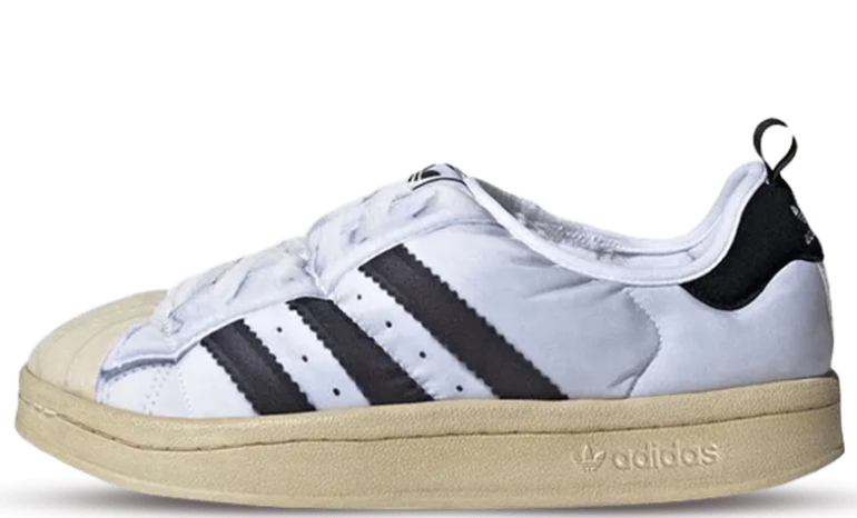 adidas Puffylette Superstar White Black