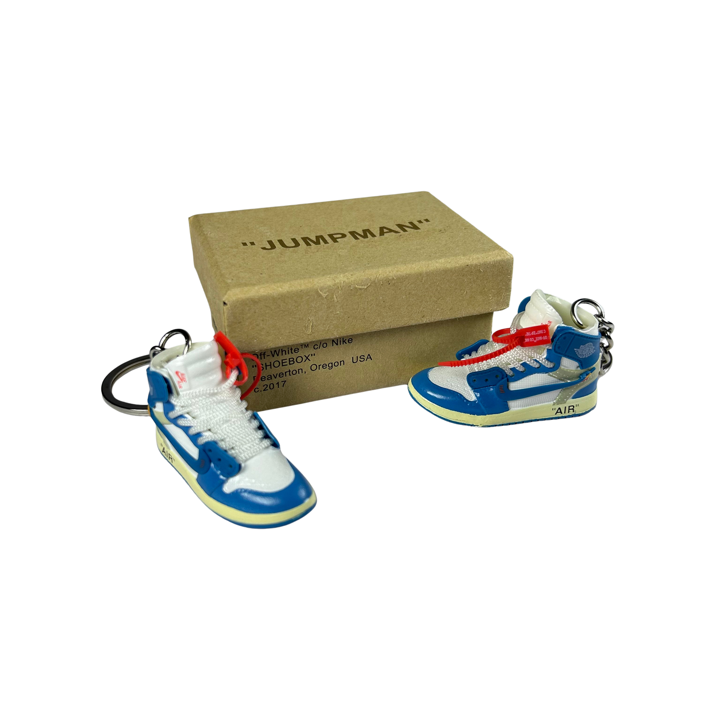 Portachiavi Sneakers J1 OFF-WHITE UNIVERSITY BLUE
