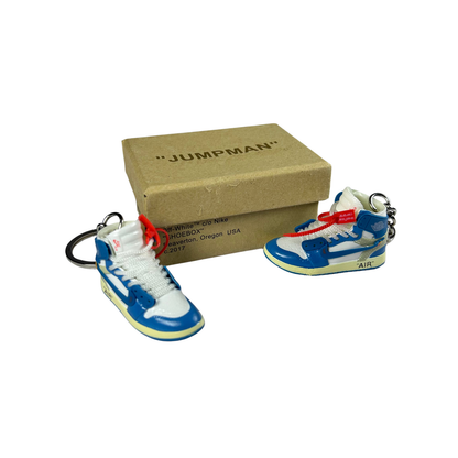 Portachiavi Sneakers J1 OFF-WHITE UNIVERSITY BLUE