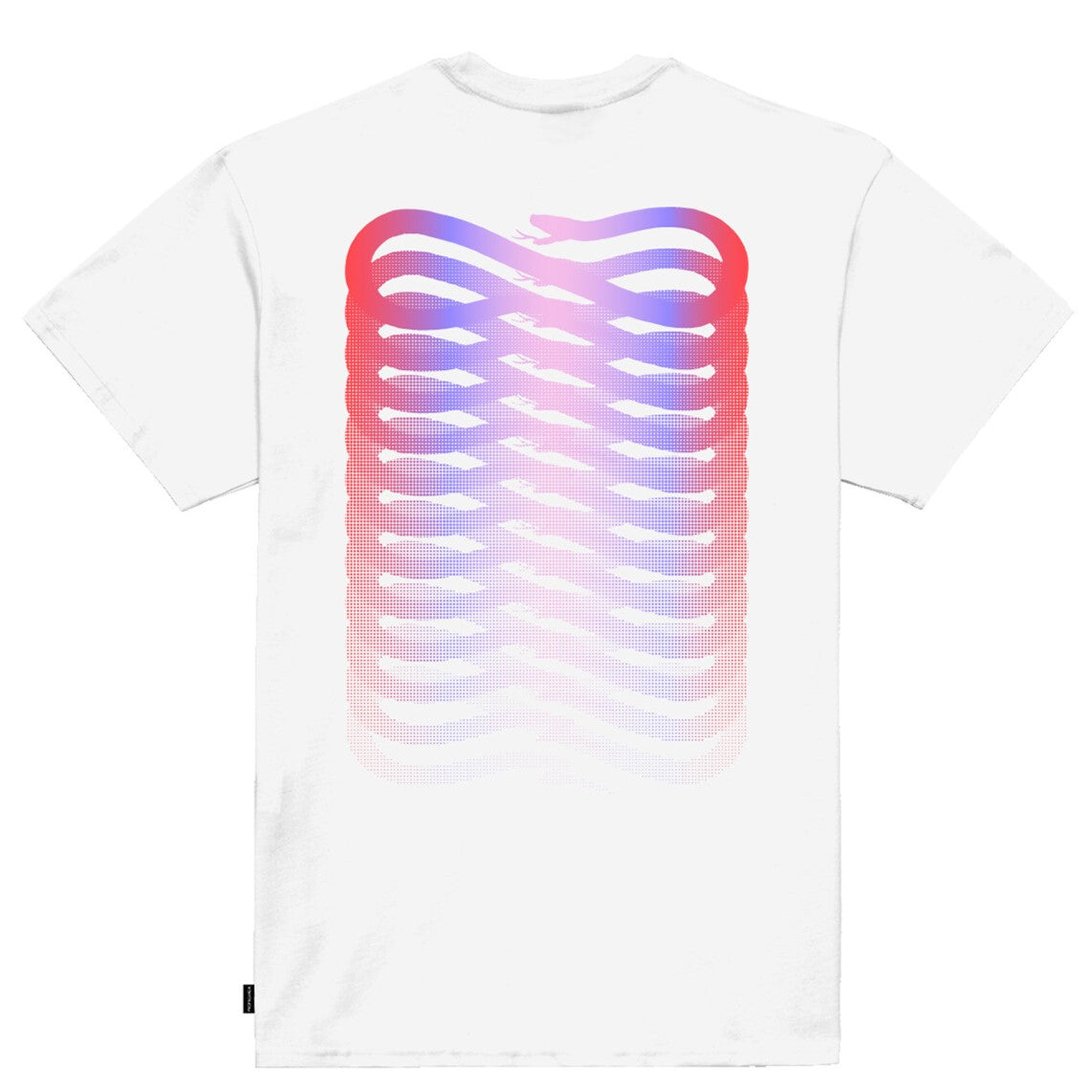 T-SHIRT Propaganda Ribs Gradient White