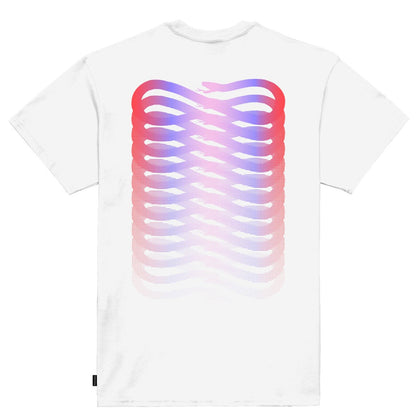 T-SHIRT Propaganda Ribs Gradient White