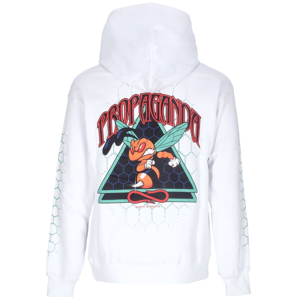 FELPA 100% COTONE TRIANGLE STING BIANCO