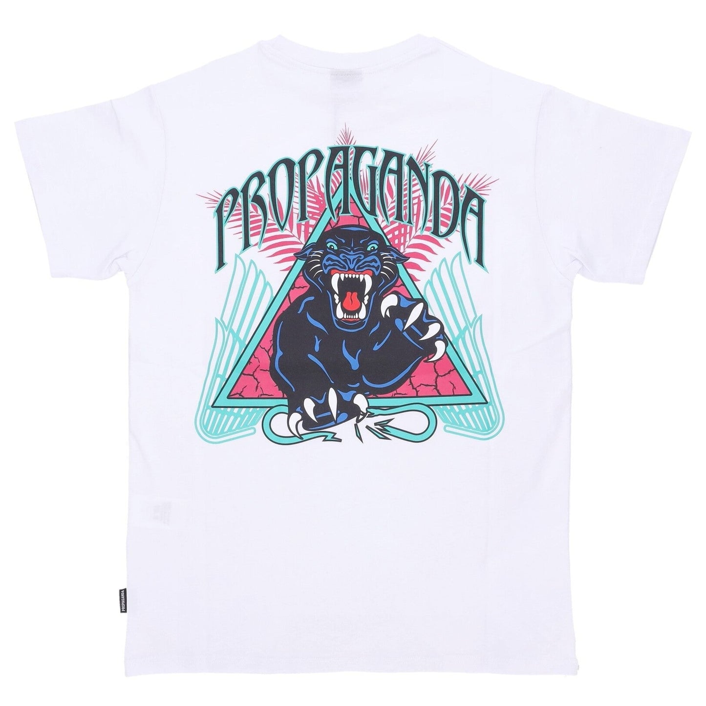T-SHIRT Propaganda Triangle Panther White