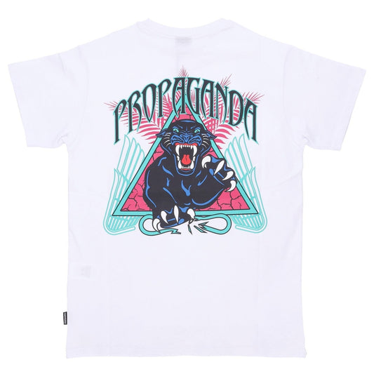 T-SHIRT Propaganda Triangle Panther White