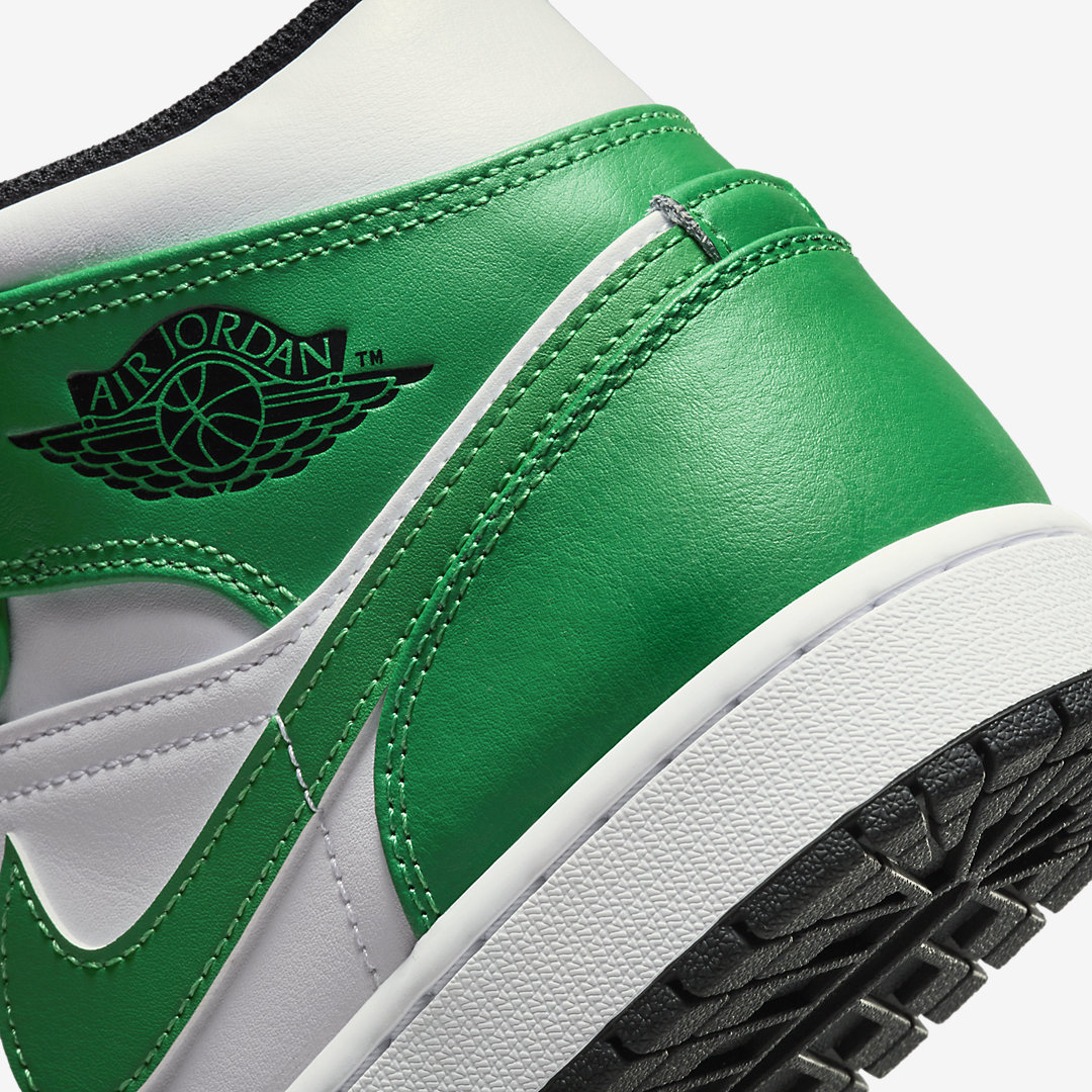 Jordan 1 Mid Lucky Green