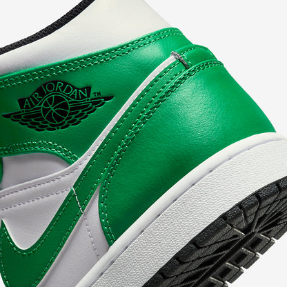 Jordan 1 Mid Lucky Green