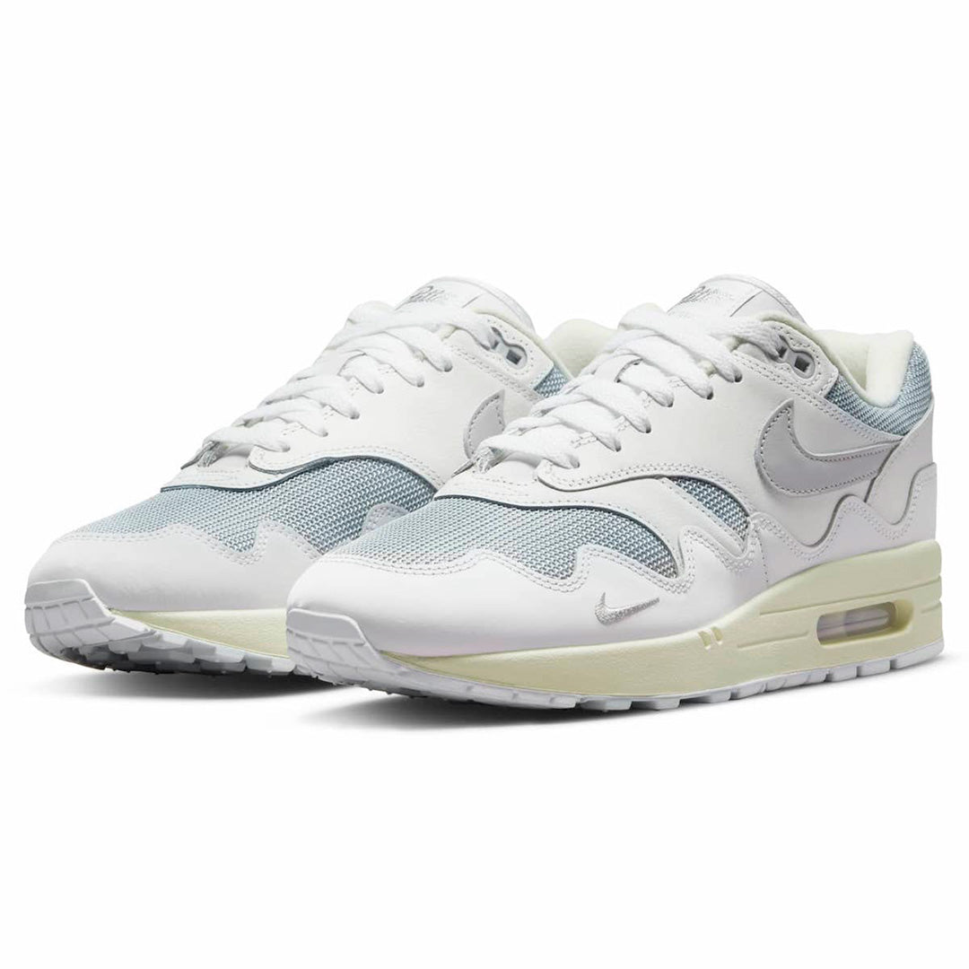 Nike Air Max 1 Patta Waves White Silver