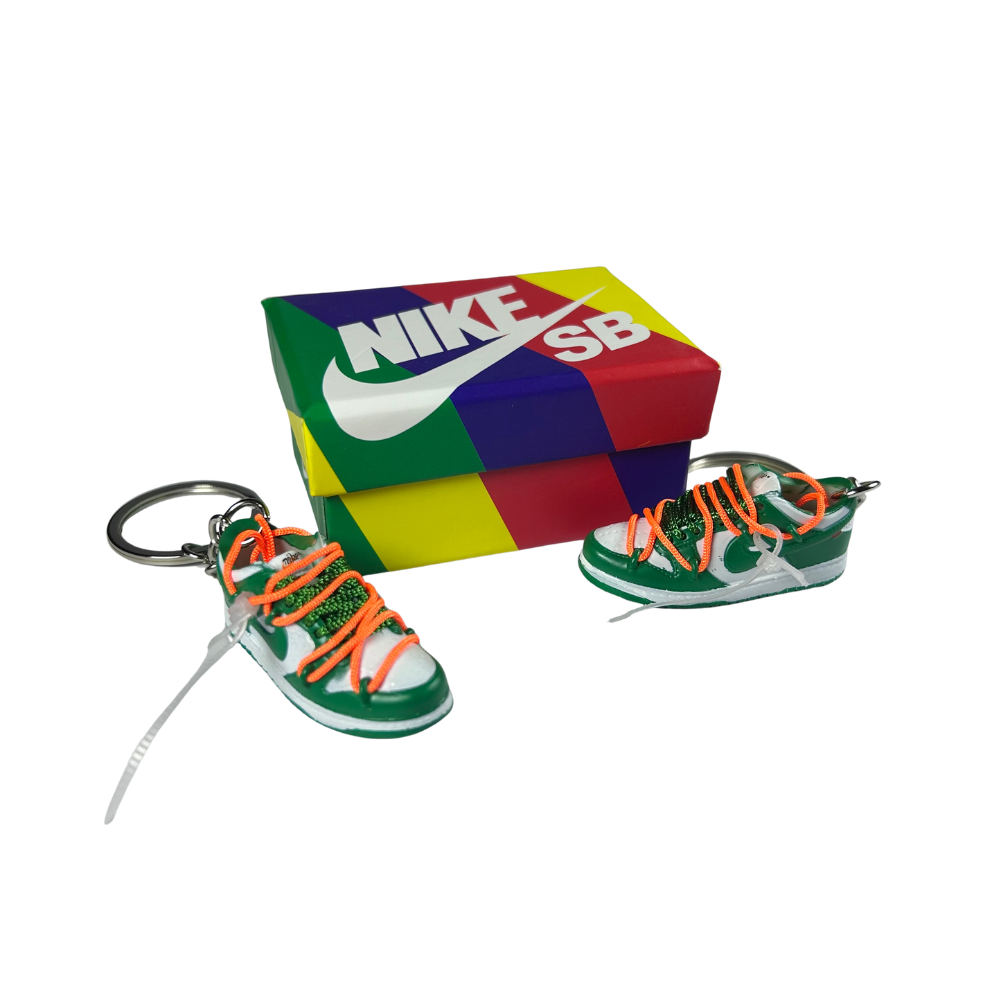 Portachiavi Sneakers DUNK LOW X OFF-WHITE PINE GREEN