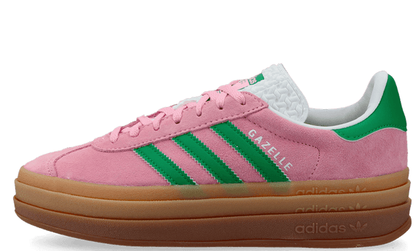 Adidas Gazelle Bold True Pink Green Cloud White