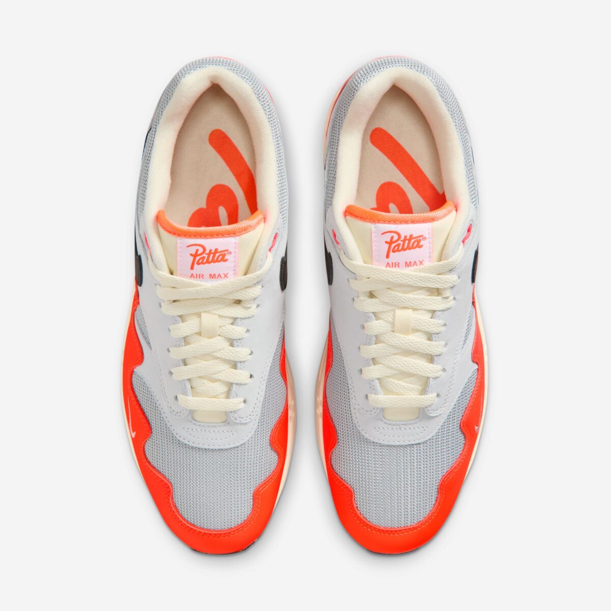 Nike Air Max 1 Patta Waves Hyper Crimson Pure Platinum