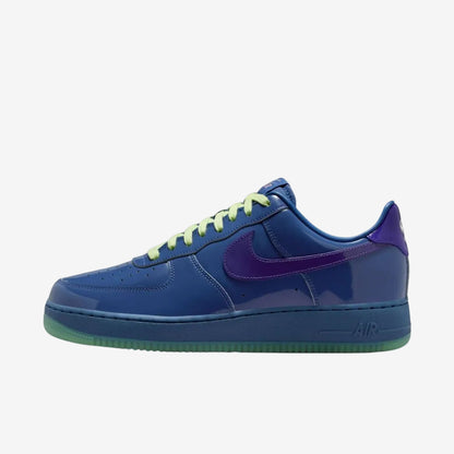 Nike Air Force 1 Low Patent Leather Mystic Navy Grape Ice