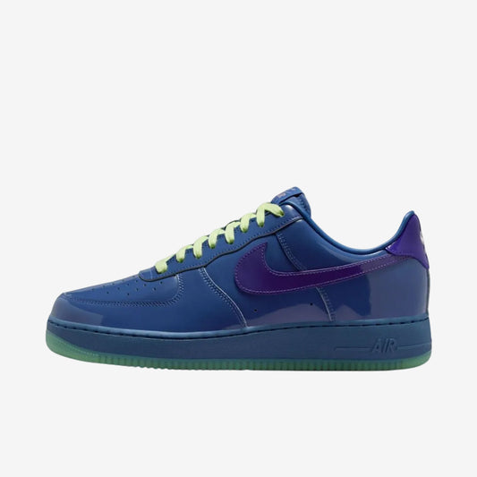Nike Air Force 1 Low Patent Leather Mystic Navy Grape Ice