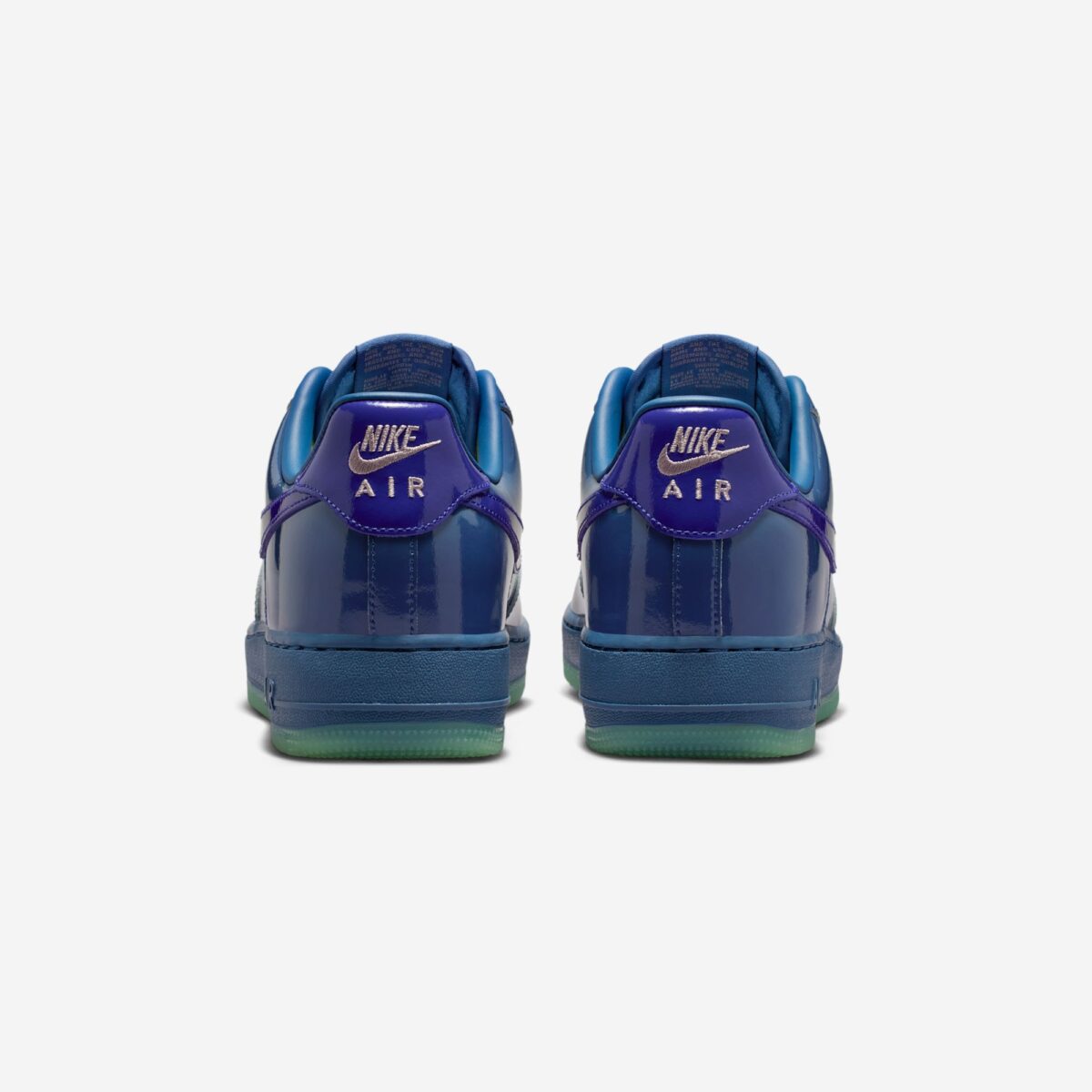 Nike Air Force 1 Low Patent Leather Mystic Navy Grape Ice