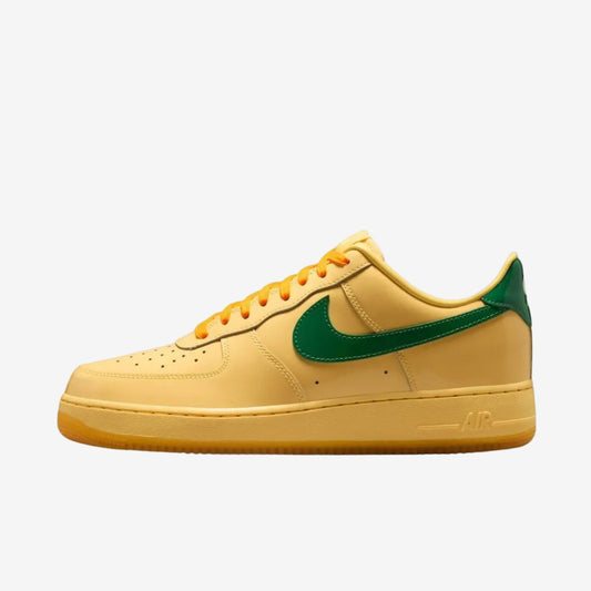 Nike Air Force 1 Low Patent Leather Topaz Gold Pine Green