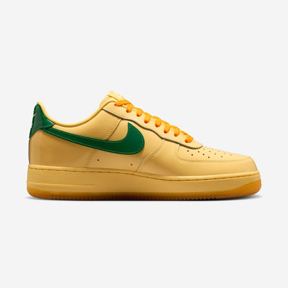 Nike Air Force 1 Low Patent Leather Topaz Gold Pine Green