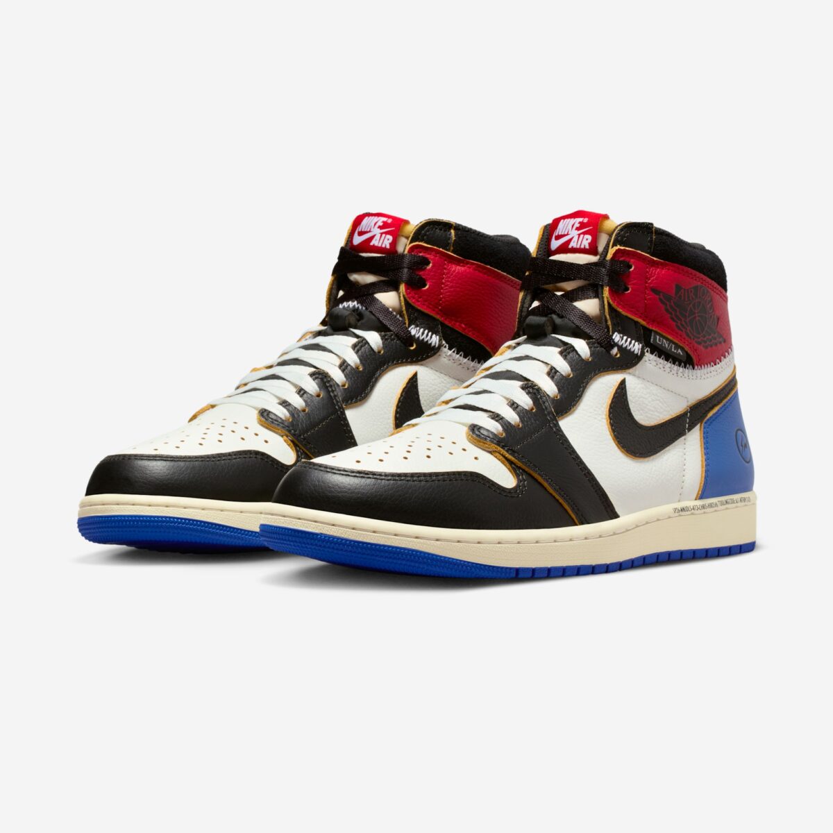 Jordan 1 Retro High OG SP Fragment x Union LA Varsity Red Sport Royal