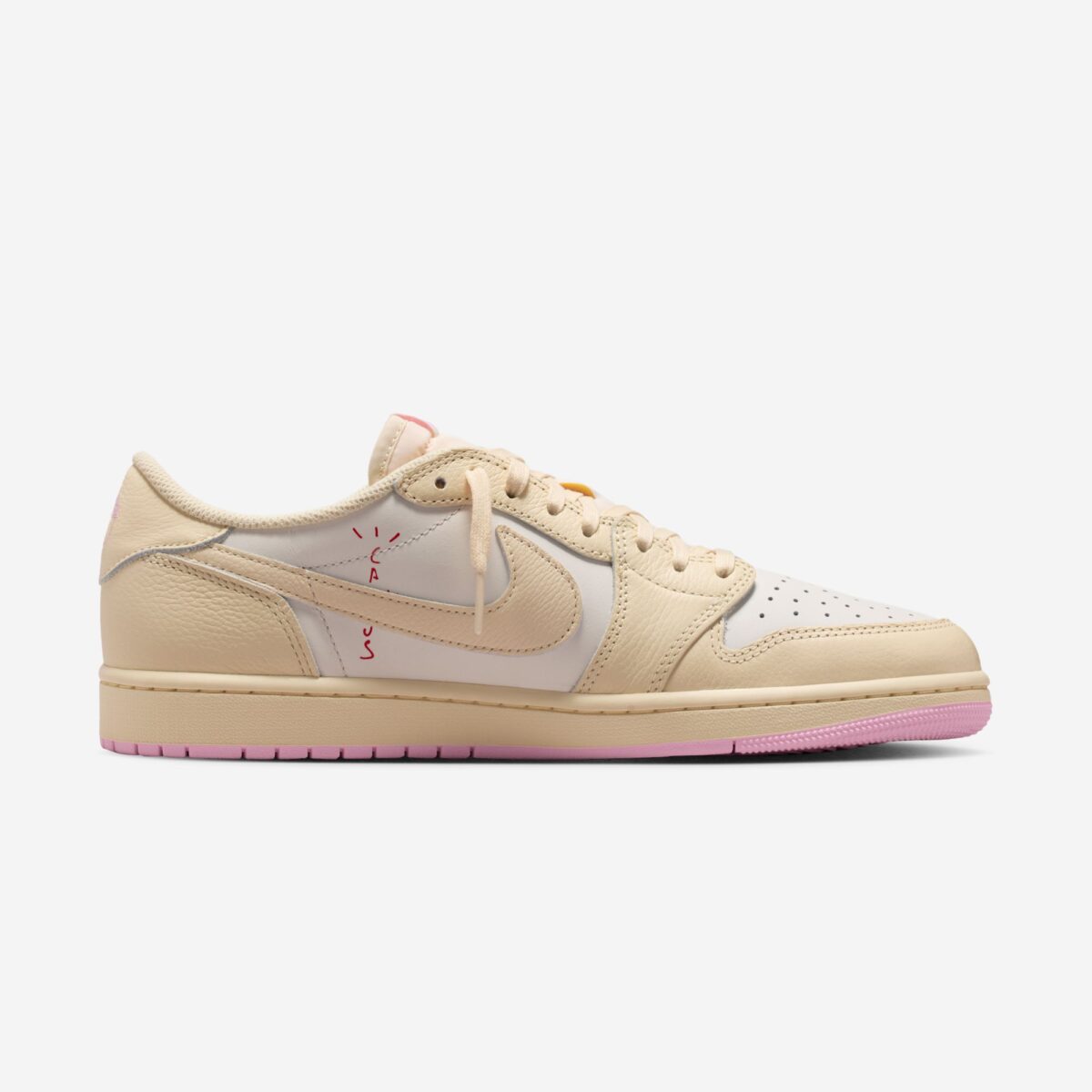 Jordan 1 Retro Low OG SP Travis Scott Shy Pink