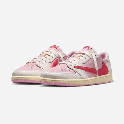 Jordan 1 Retro Low OG SP Travis Scott Sail Tropical Pink
