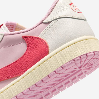 Jordan 1 Retro Low OG SP Travis Scott Sail Tropical Pink