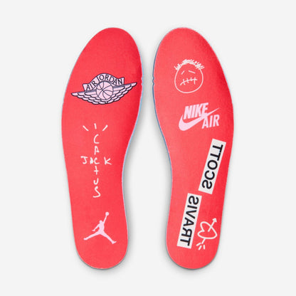 Jordan 1 Retro Low OG SP Travis Scott Sail Tropical Pink